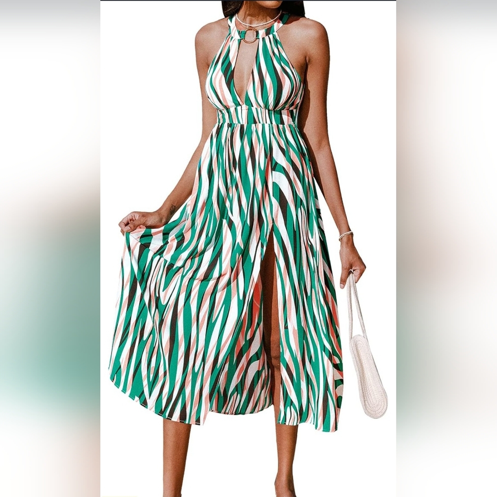 CUPSHE womens Backless Maxi Dress XS